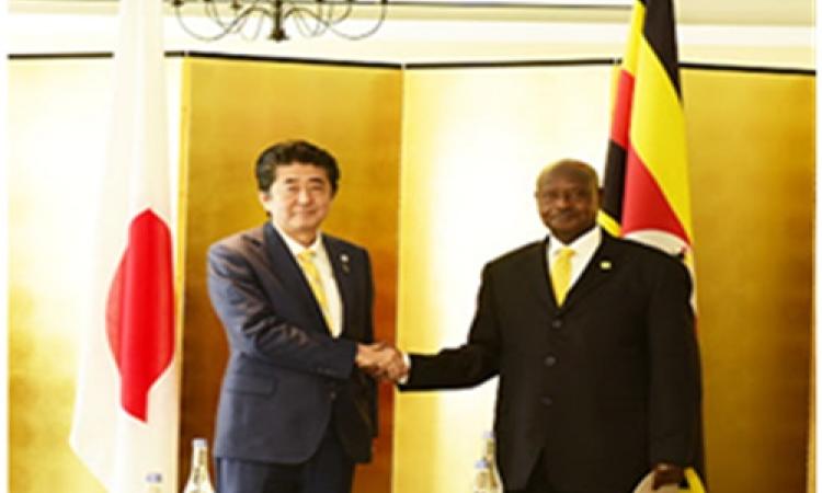 President Museveni  in Tokyo